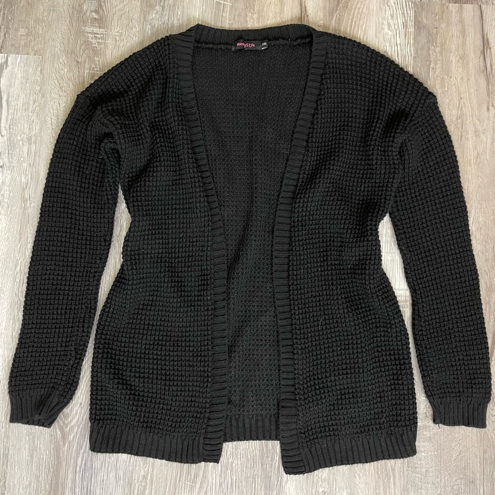Black knitted Cardigan (S/M)